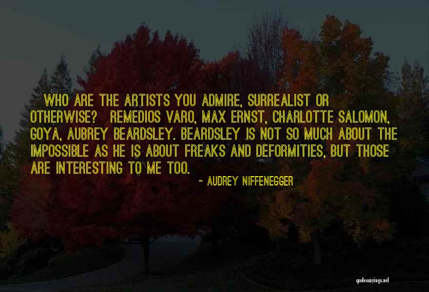 Mrs Beardsley Quotes By Audrey Niffenegger Mrs Beardsley Quotes By Audrey Niffenegger