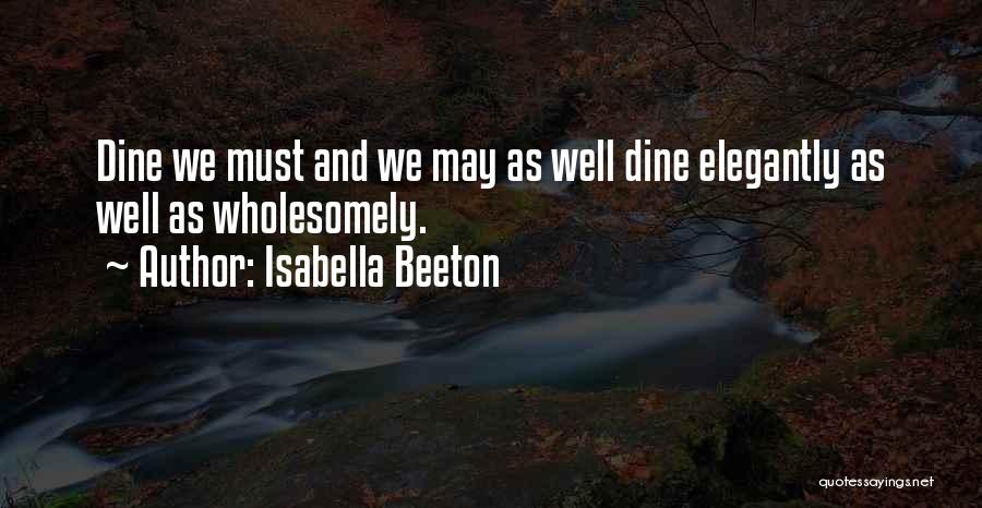 Mrs Beeton Quotes By Isabella Beeton