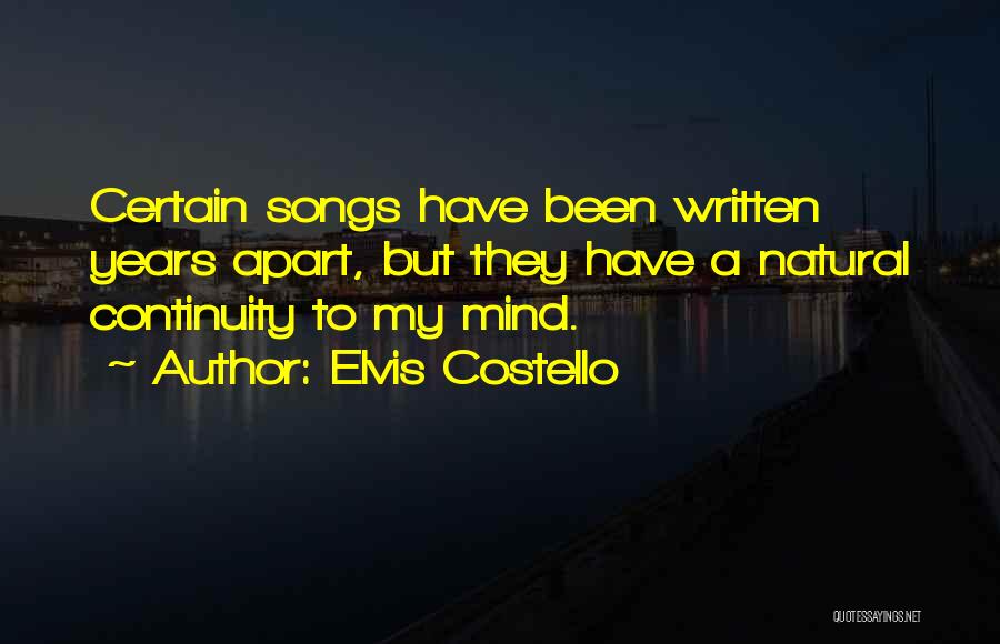 Mrs Costello Quotes By Elvis Costello