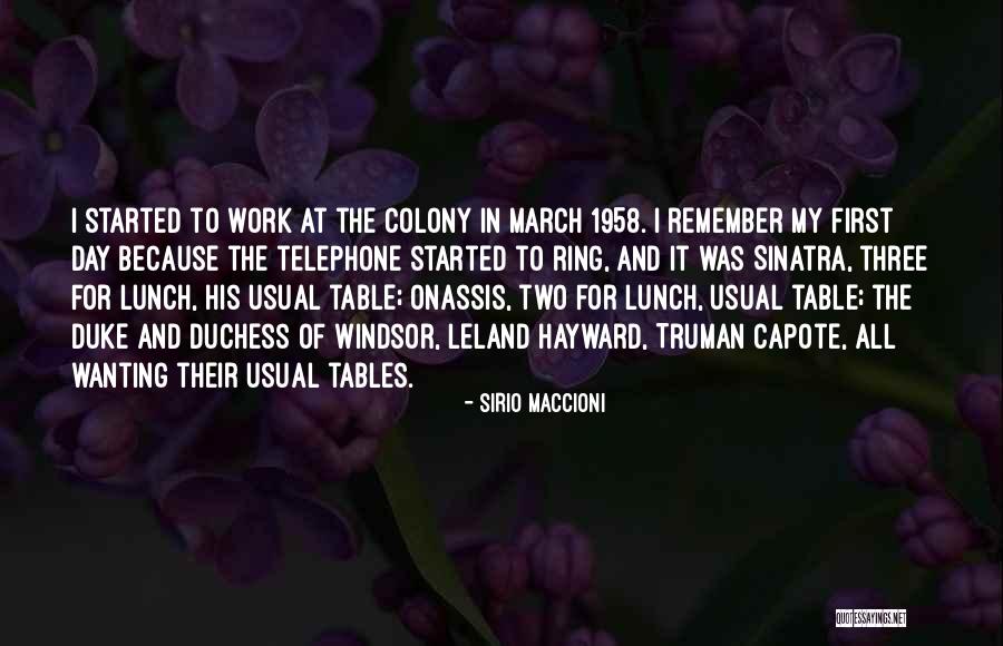 Mrs Hayward Quotes By Sirio Maccioni Mrs Hayward Quotes By Sirio Maccioni