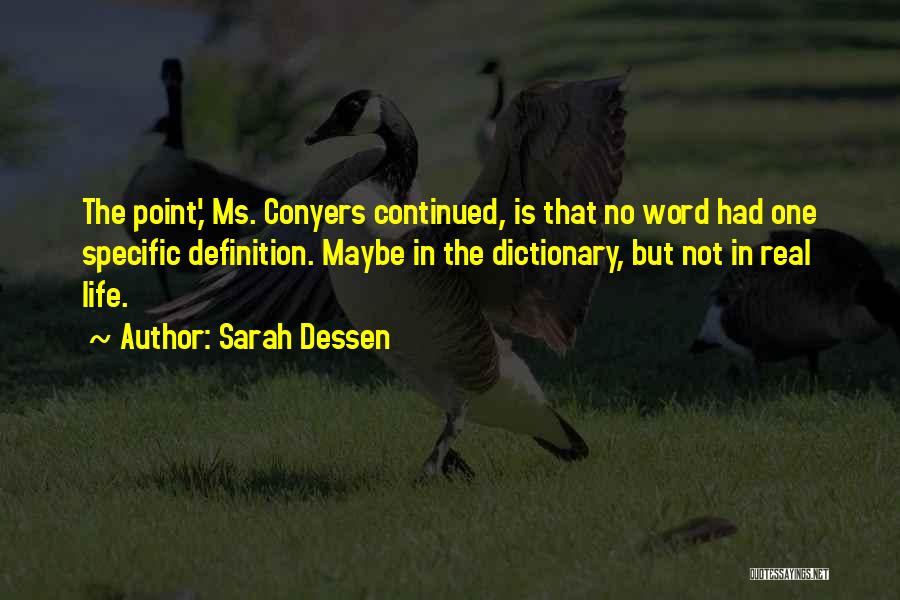 Ms Word Quotes By Sarah Dessen