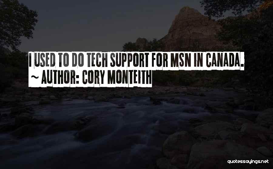 Msn Quotes By Cory Monteith