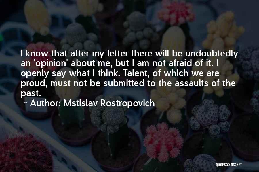 Mstislav Rostropovich Quotes 1245235