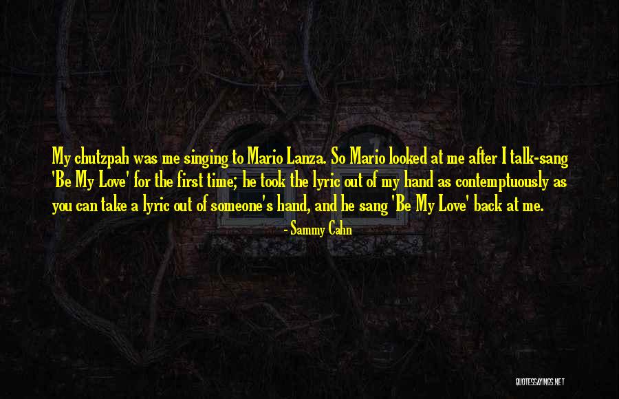 Mstock24 Quotes By Sammy Cahn Mstock24 Quotes By Sammy Cahn