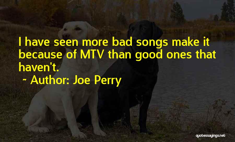 Mtv Quotes By Joe Perry