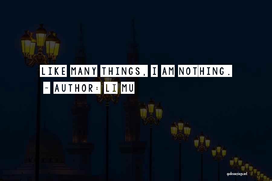 Mu Quotes By Li Mu