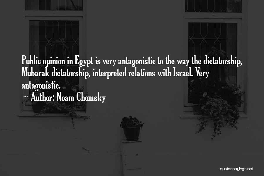 Mubarak Quotes By Noam Chomsky