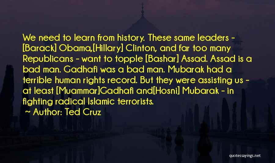 Mubarak Quotes By Ted Cruz