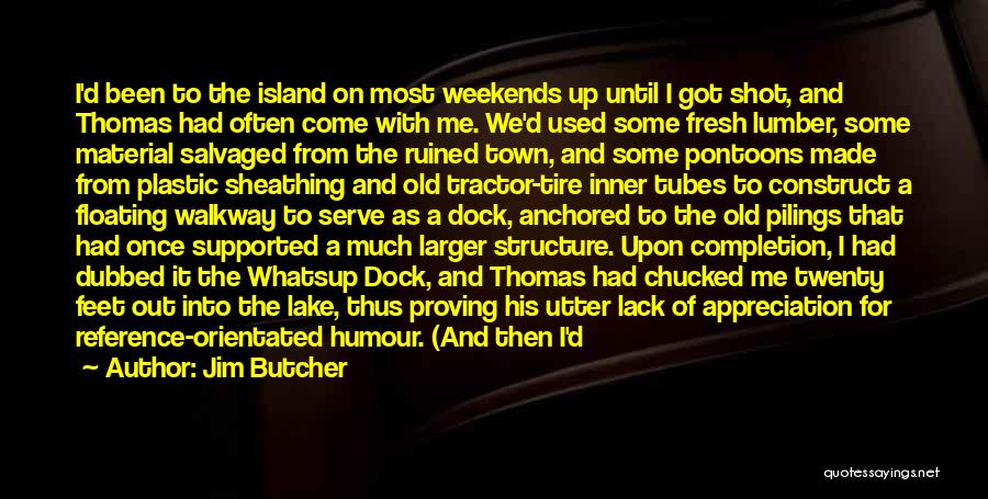 Much Appreciation Quotes By Jim Butcher