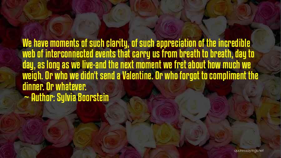 Much Appreciation Quotes By Sylvia Boorstein