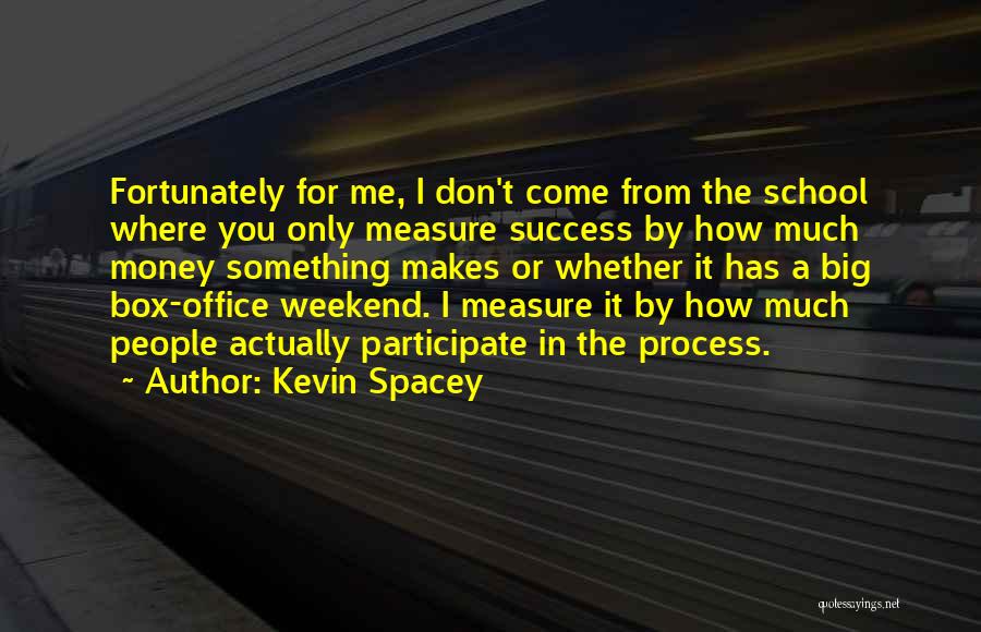 Much Money Quotes By Kevin Spacey