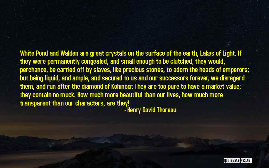 Muck Quotes By Henry David Thoreau