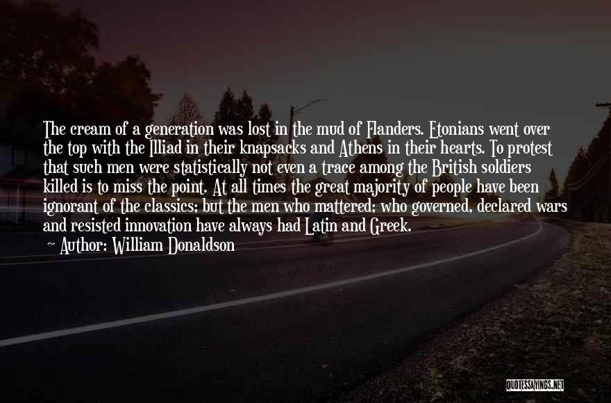 Mud Quotes By William Donaldson