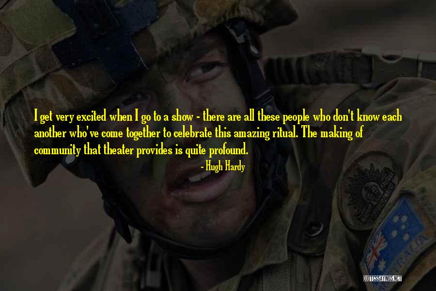 Mudamudi Quotes By Hugh Hardy Mudamudi Quotes By Hugh Hardy