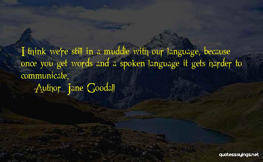 Muddle Quotes By Jane Goodall