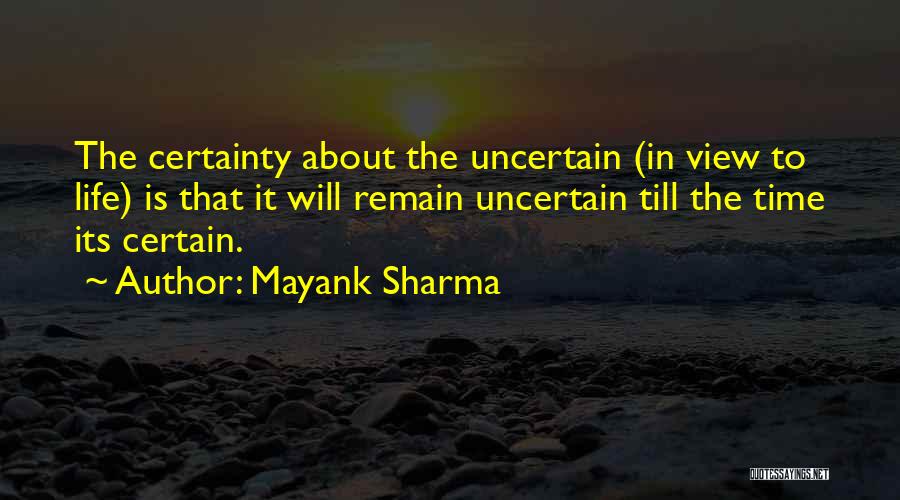 Muddled Up Quotes By Mayank Sharma