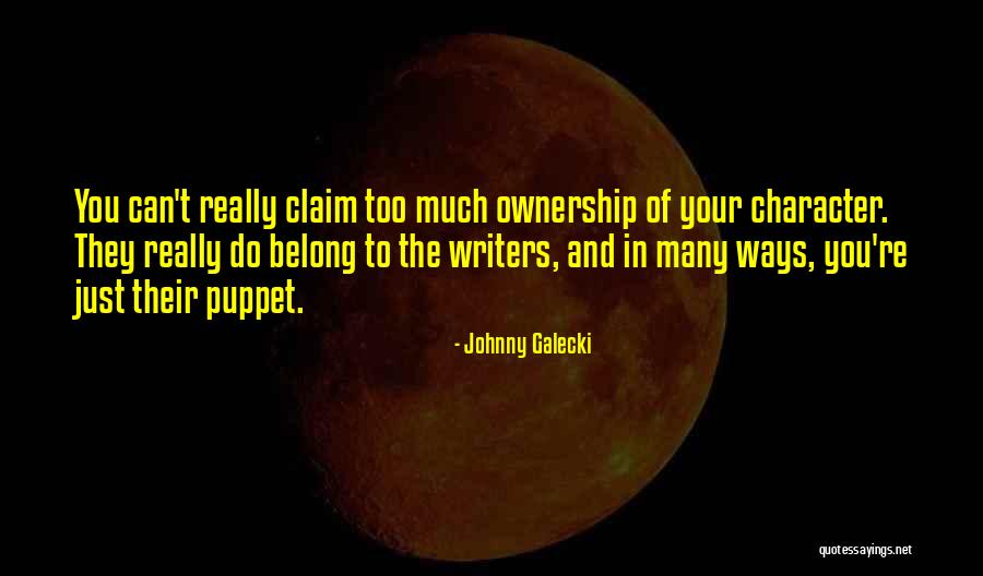 Mudharat Quotes By Johnny Galecki Mudharat Quotes By Johnny Galecki