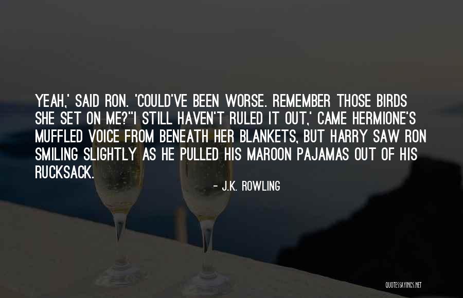 Muffled Voice Quotes By J.K. Rowling Muffled Voice Quotes By J.K. Rowling