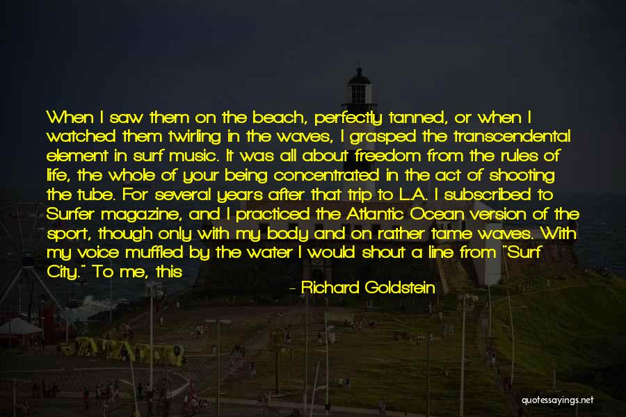 Muffled Voice Quotes By Richard Goldstein Muffled Voice Quotes By Richard Goldstein