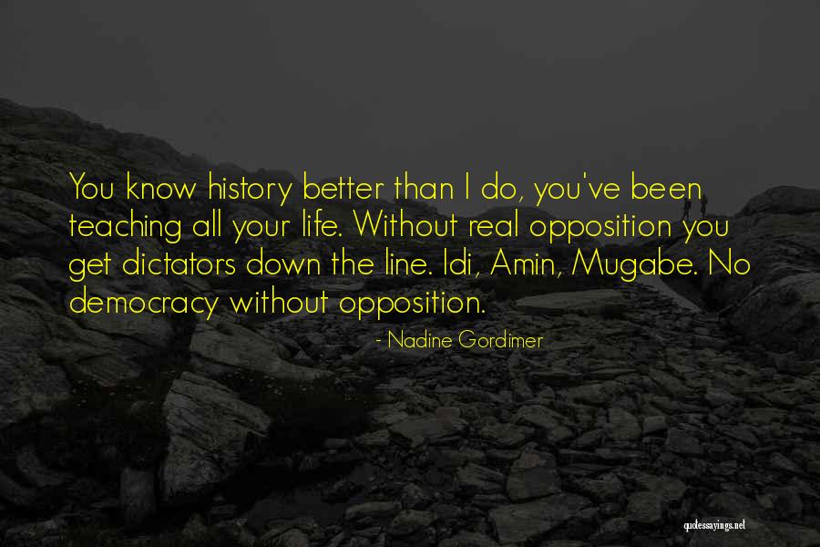 Mugabe Quotes By Nadine Gordimer