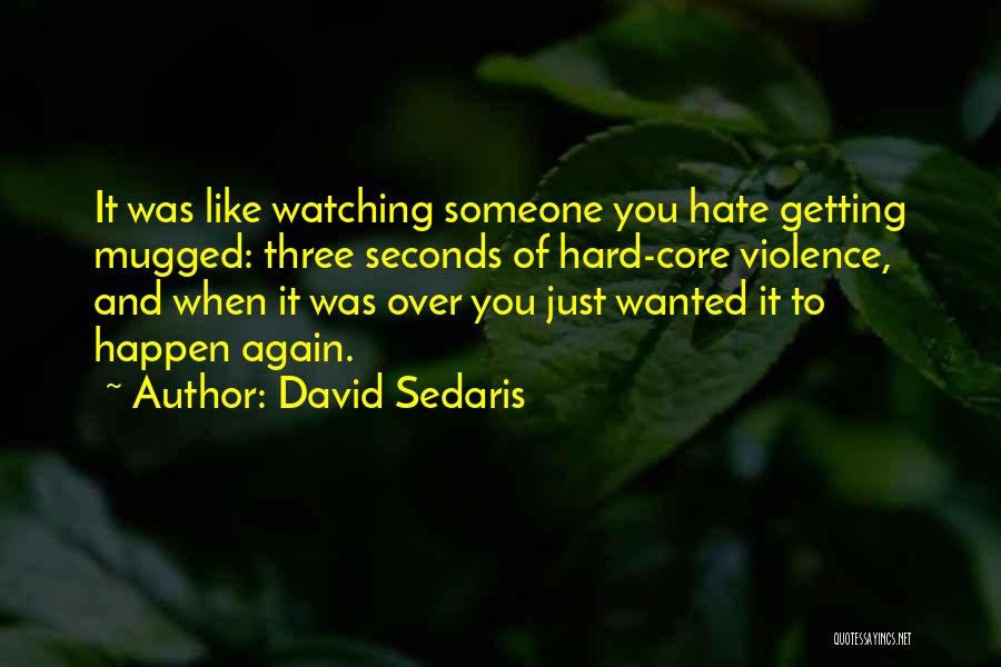 Mugged Quotes By David Sedaris