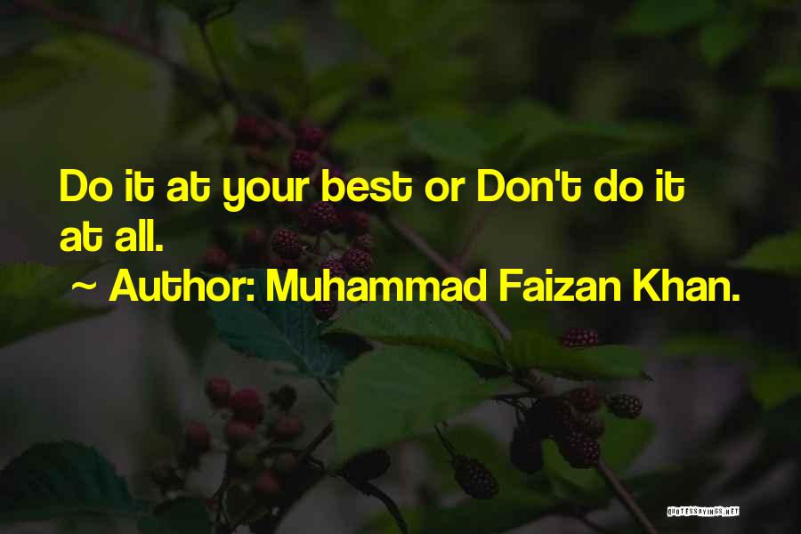 Muhammad Faizan Khan. Quotes 1174309