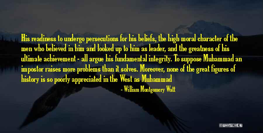 Muhammad Islam Quotes By William Montgomery Watt