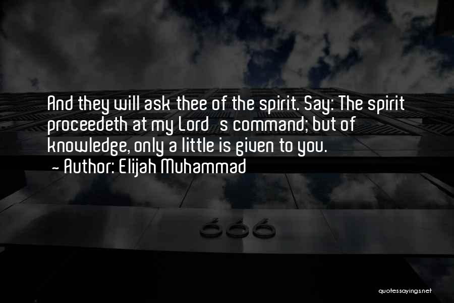 Muhammad's Quotes By Elijah Muhammad
