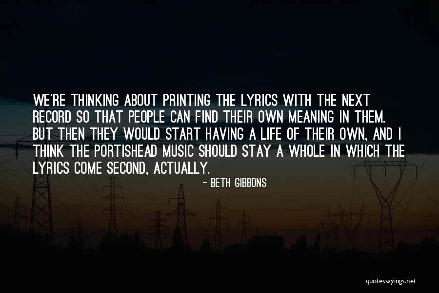 Mukava Llc Quotes By Beth Gibbons Mukava Llc Quotes By Beth Gibbons