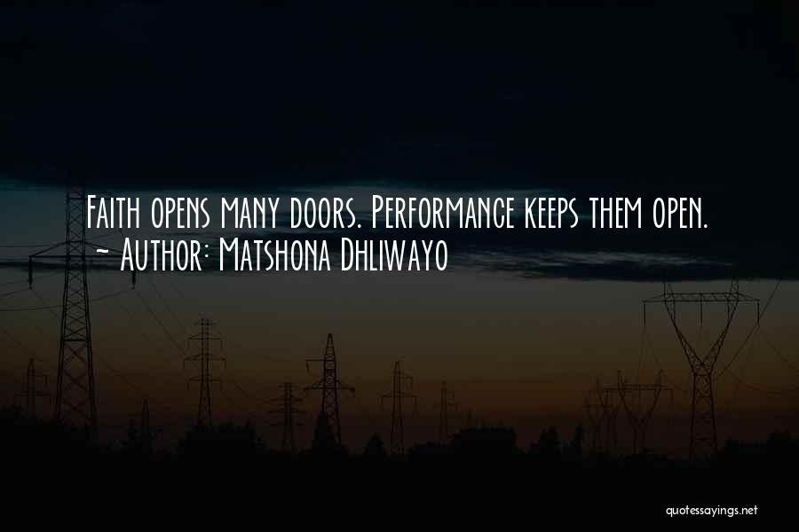 Mulan Fa Li Quotes By Matshona Dhliwayo