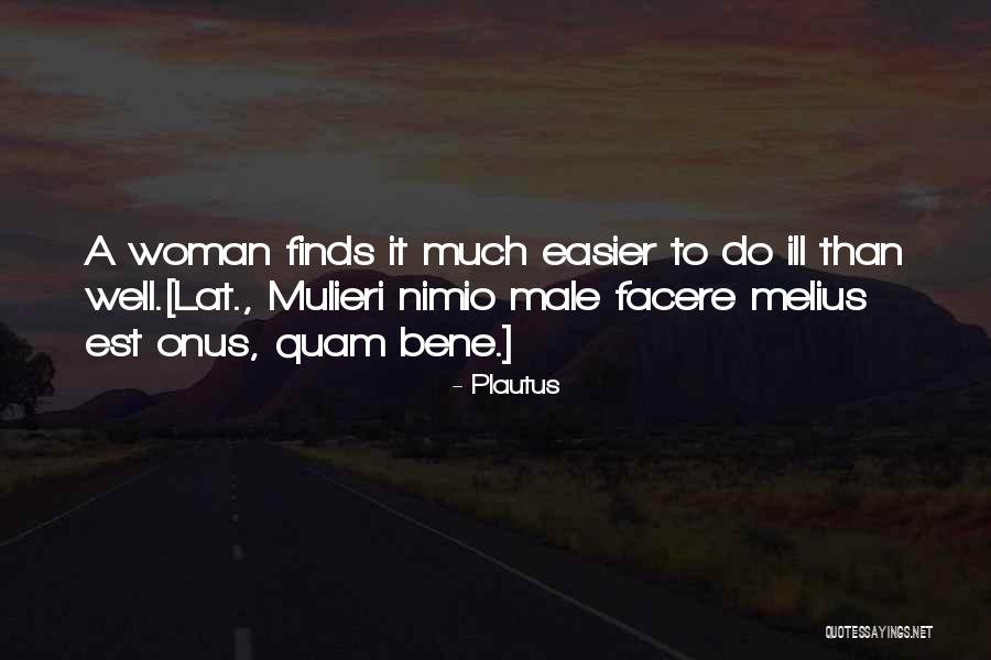 Mulieri Quotes By Plautus Mulieri Quotes By Plautus
