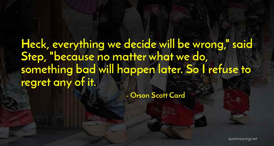 Mulimisi Quotes By Orson Scott Card Mulimisi Quotes By Orson Scott Card
