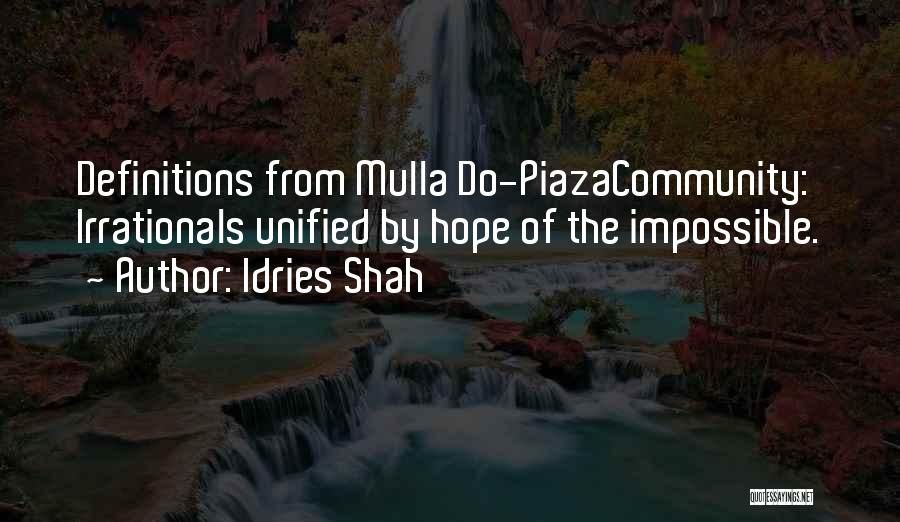 Mulla Quotes By Idries Shah