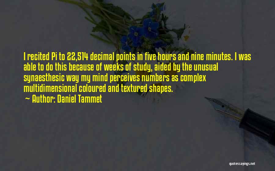 Multidimensional Quotes By Daniel Tammet