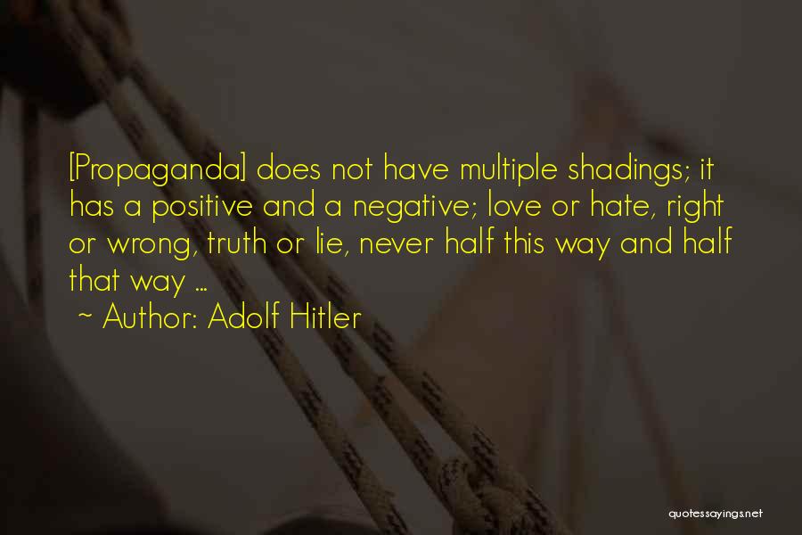 Multiple Love Quotes By Adolf Hitler