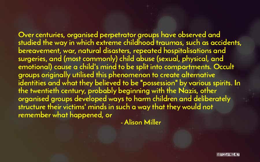 Multiple Personality Disorder Quotes By Alison Miller