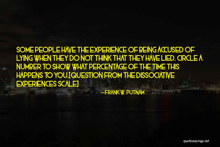 Multiple Personality Disorder Quotes By Frank W. Putnam