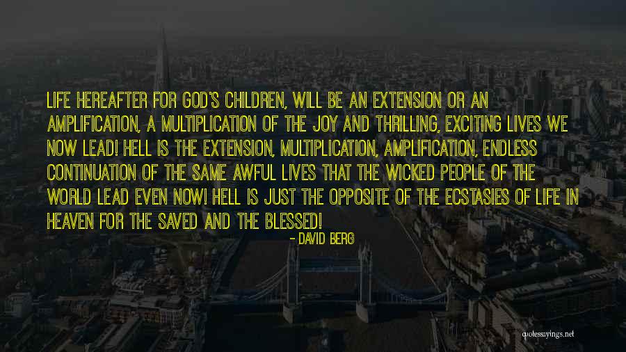 Multiplication Of Life Quotes By David Berg Multiplication Of Life Quotes By David Berg
