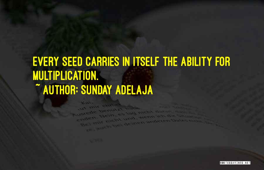 Multiplication Quotes By Sunday Adelaja