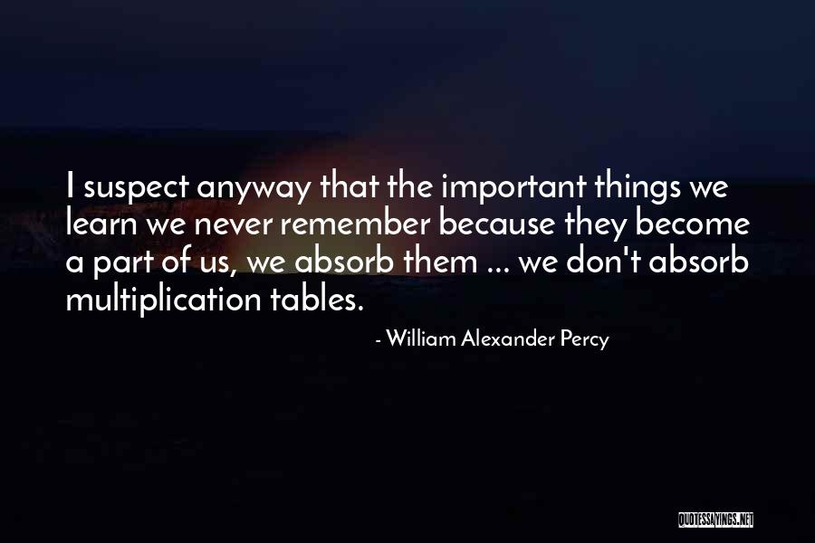 Multiplication Tables Quotes By William Alexander Percy Multiplication Tables Quotes By William Alexander Percy