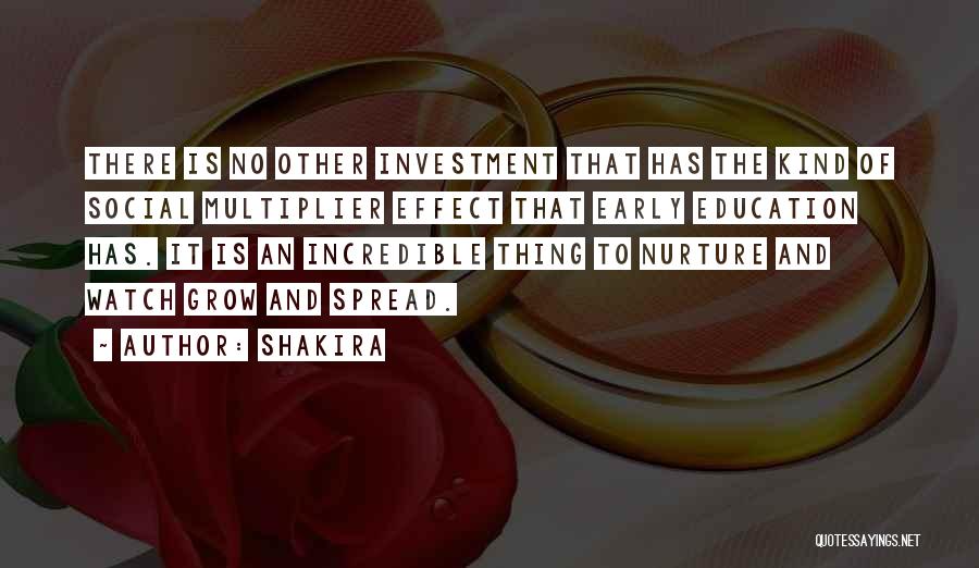 Multiplier Effect Quotes By Shakira