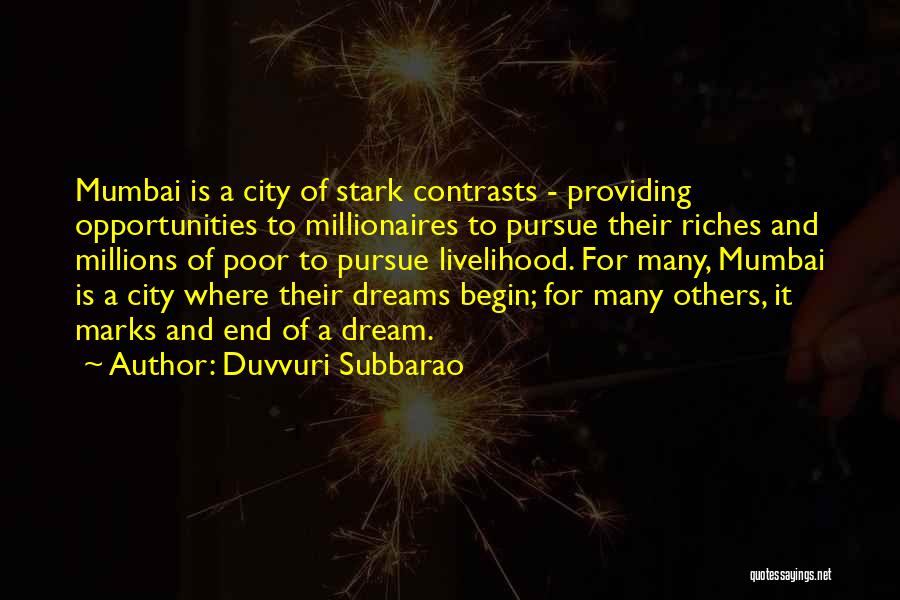 Mumbai Quotes By Duvvuri Subbarao