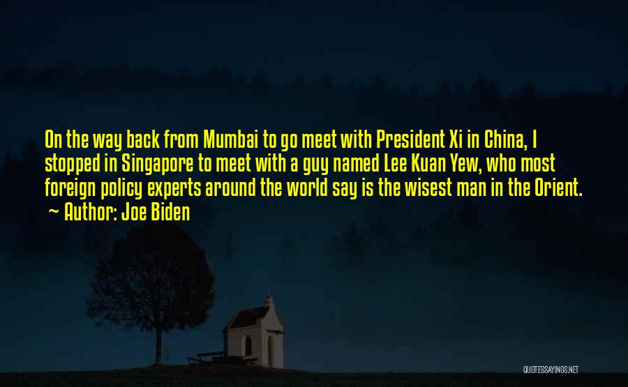 Mumbai Quotes By Joe Biden