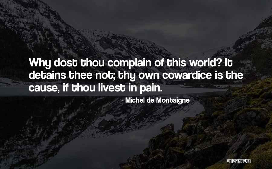 Munakata Reishi Quotes By Michel De Montaigne Munakata Reishi Quotes By Michel De Montaigne