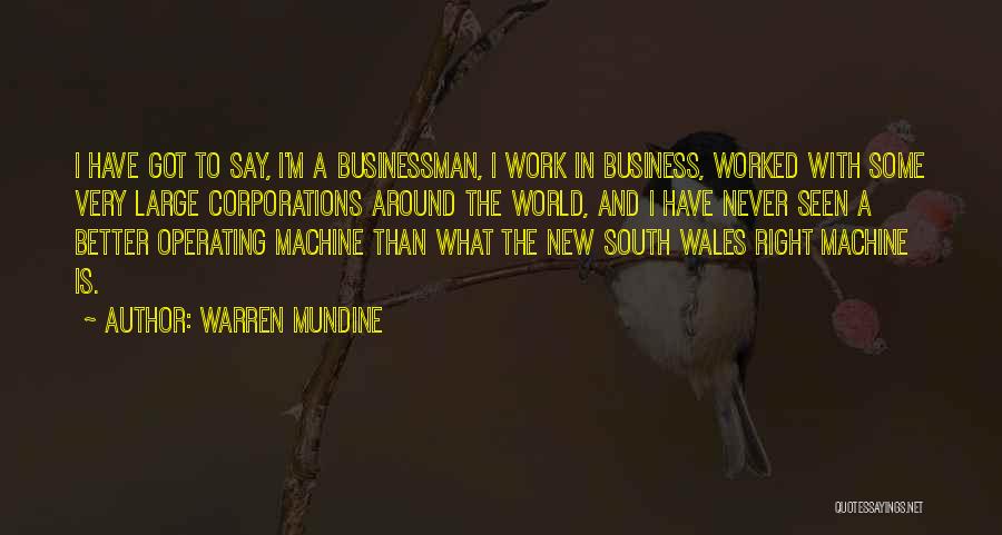 Mundine Quotes By Warren Mundine