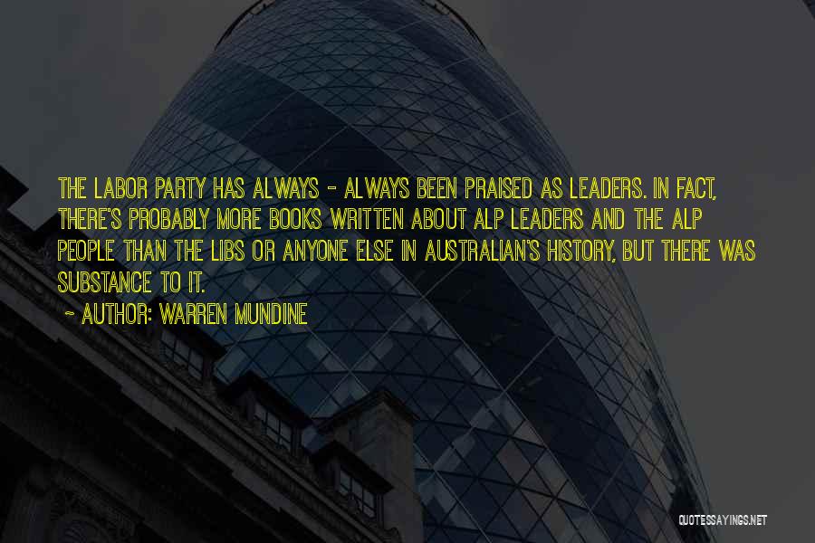 Mundine Quotes By Warren Mundine