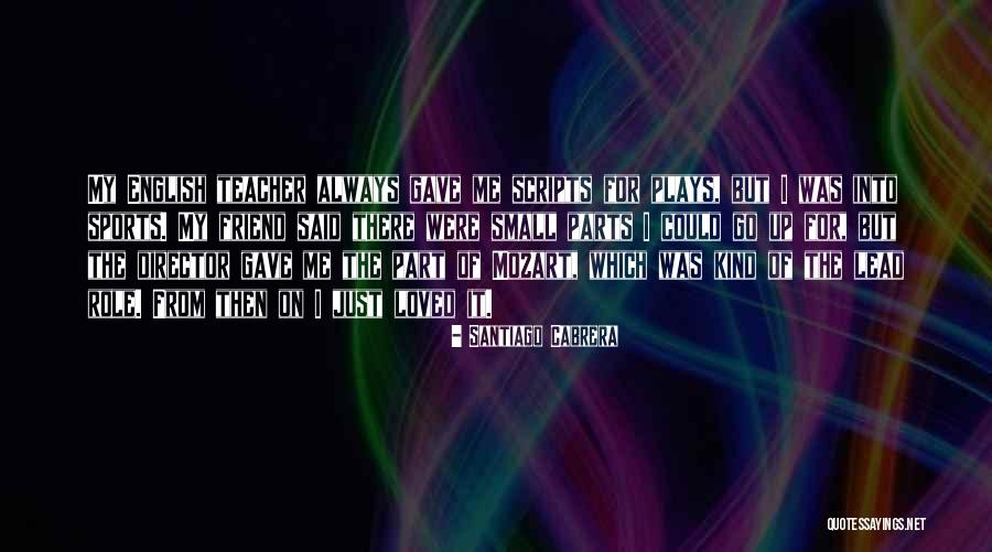 Mundury Quotes By Santiago Cabrera Mundury Quotes By Santiago Cabrera