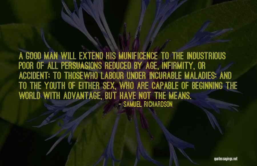 Munificence Quotes By Samuel Richardson Munificence Quotes By Samuel Richardson