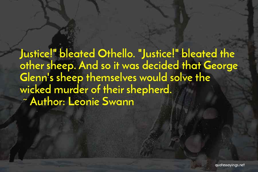 Murder And Justice Quotes By Leonie Swann