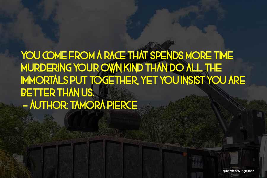 Murdering Quotes By Tamora Pierce